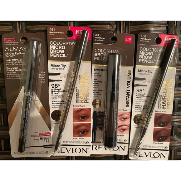 Revlon Other - Assorted Eye Pencils, 4 Counts - Brown Shades